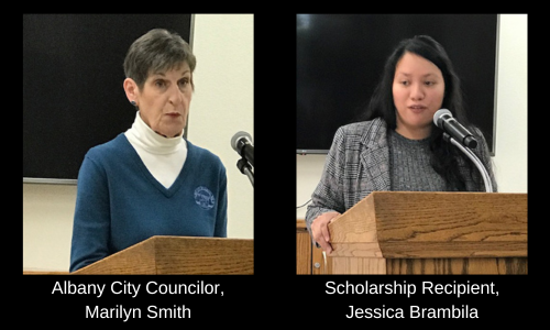 Speakers at Albany Branch Meeting, November 16, 2024